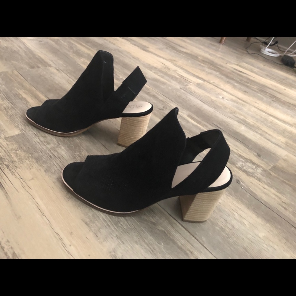 Cole Haan open toe booties